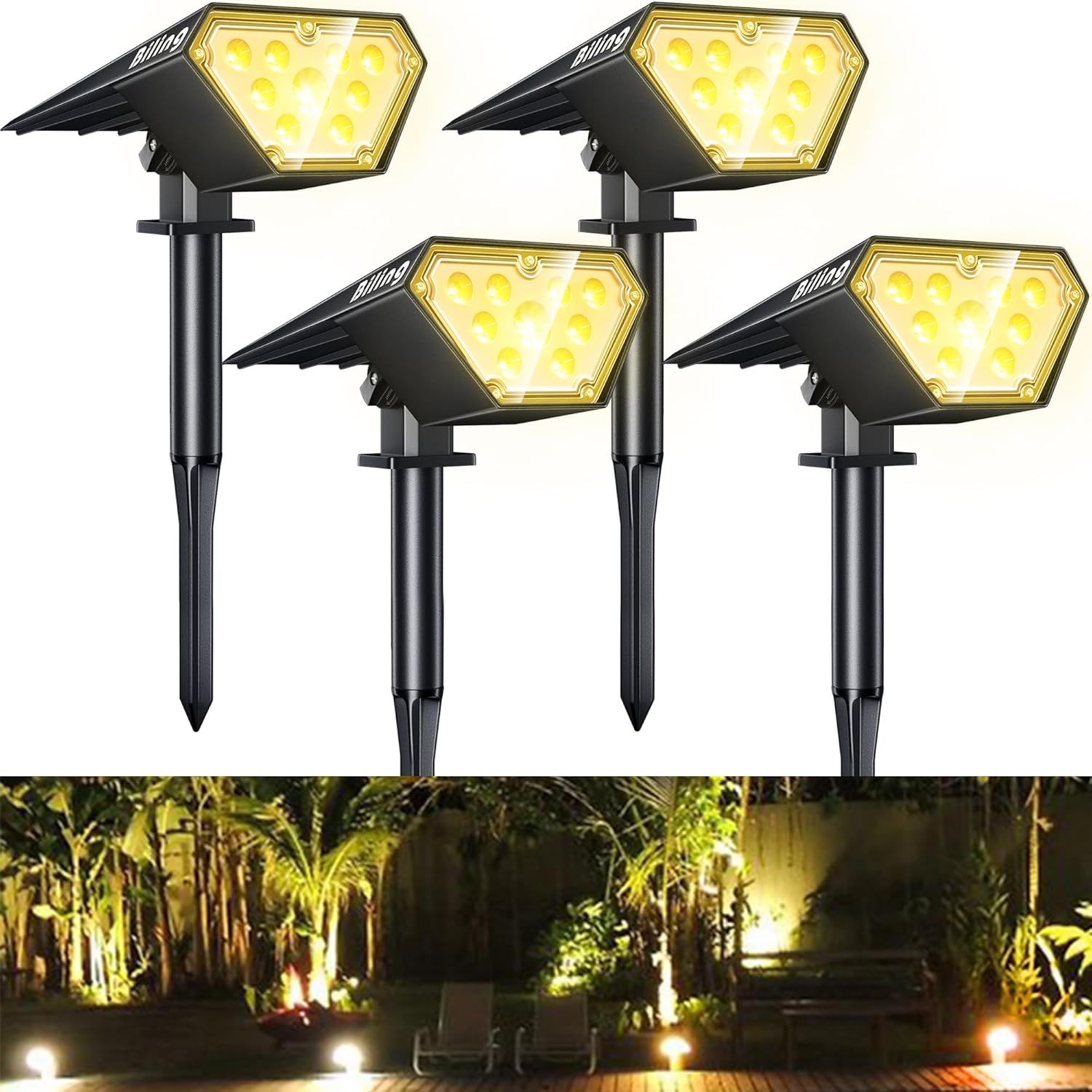 Billing Solar Spot Outdoor Lights