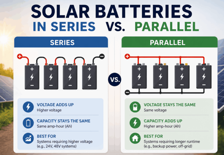 Solar Batteries in Series vs. Parallel: What I Learned the Hard Way