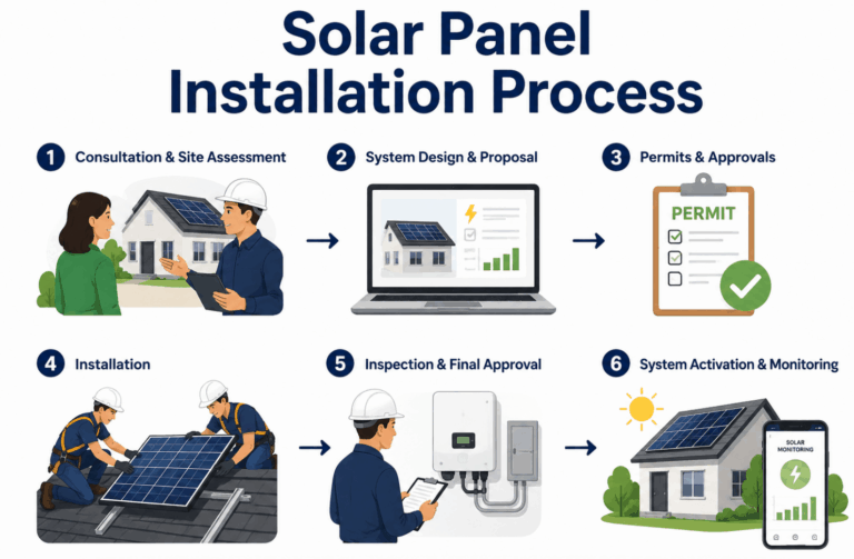 Solar Panel Installation Process: A Complete Step-by-Step Guide (2026)