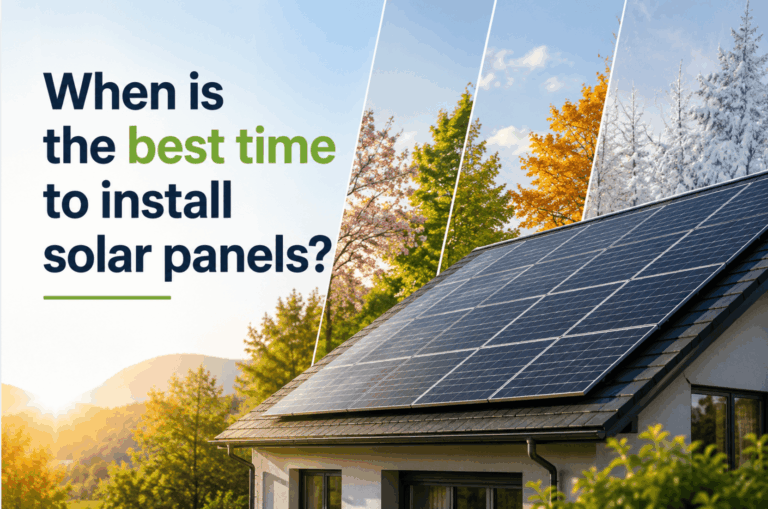 When is the best time to install solar panels?