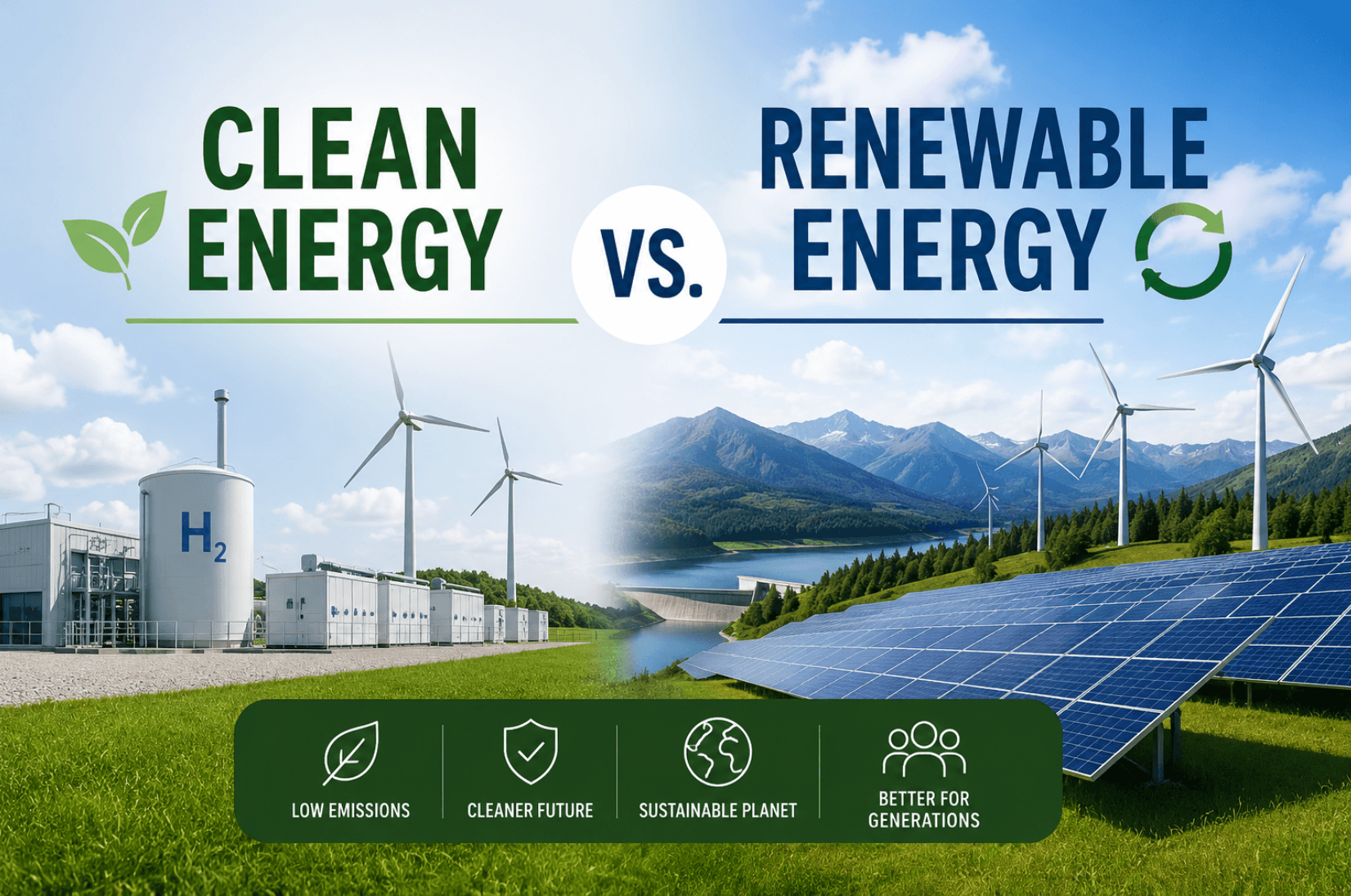 Clean Energy vs. Renewable Energy: What's the Difference? (2026 Guide)