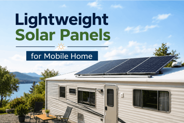 Lightweight Solar Panels for Mobile Home: The Complete 2026 Buyer's Guide