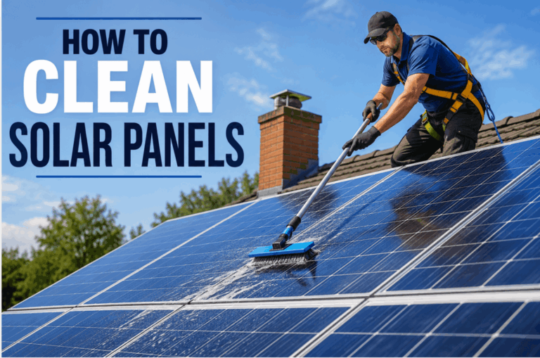 How to Clean Solar Panels (And Why It Matters for Output)