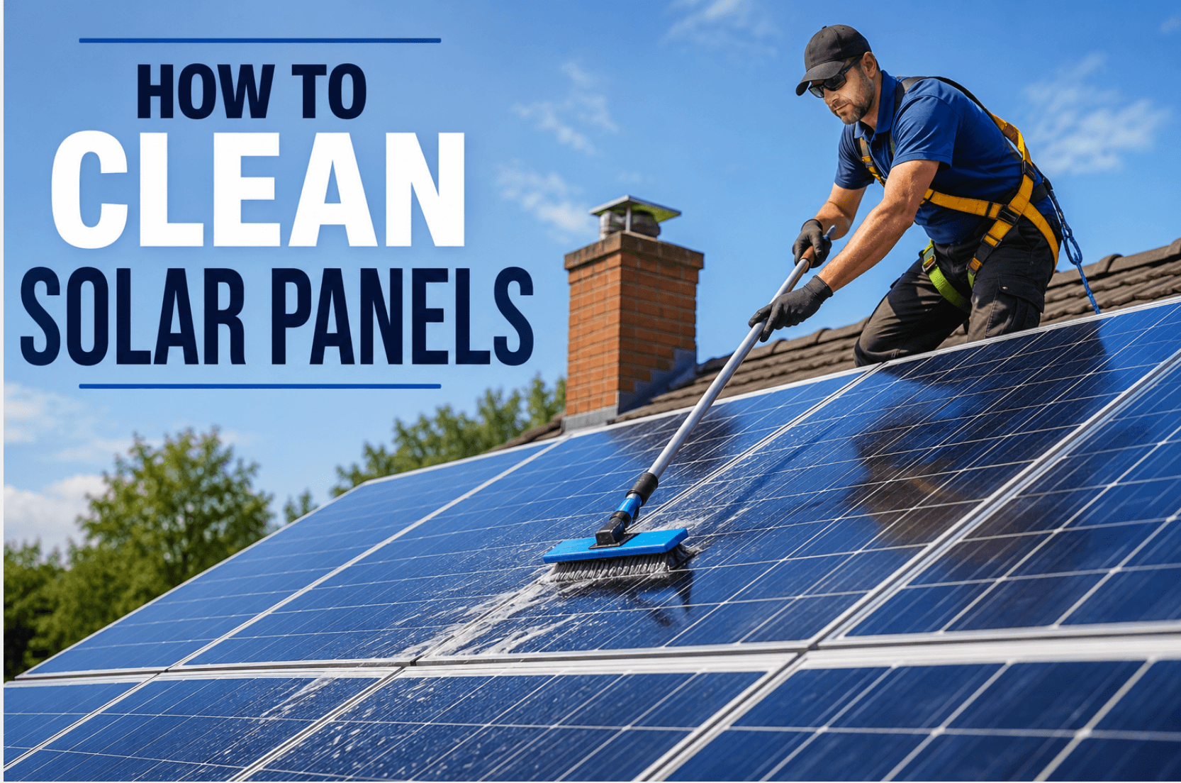 How to Clean Solar Panels (And Why It Matters for Output)