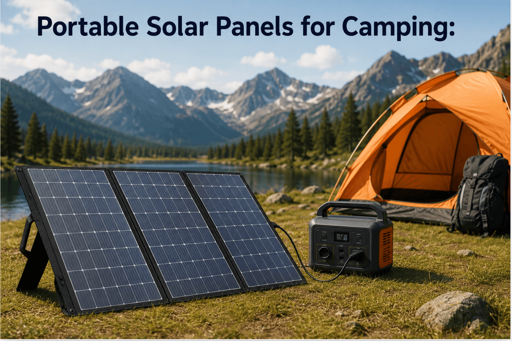 Portable Solar Panels for Camping: A Technician's 2026 Buyer's Guide