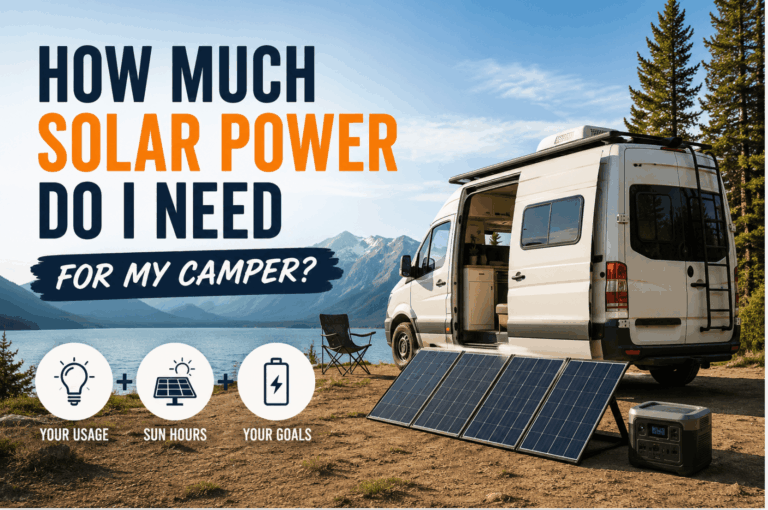 How Much Solar Power Do I Need for My Camper? (Complete Sizing Guide)