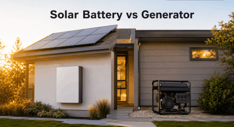 Solar Battery vs Generator: Which Gives Better Backup Value?