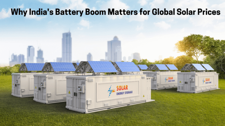 Why India's Battery Boom Matters for Global Solar Prices