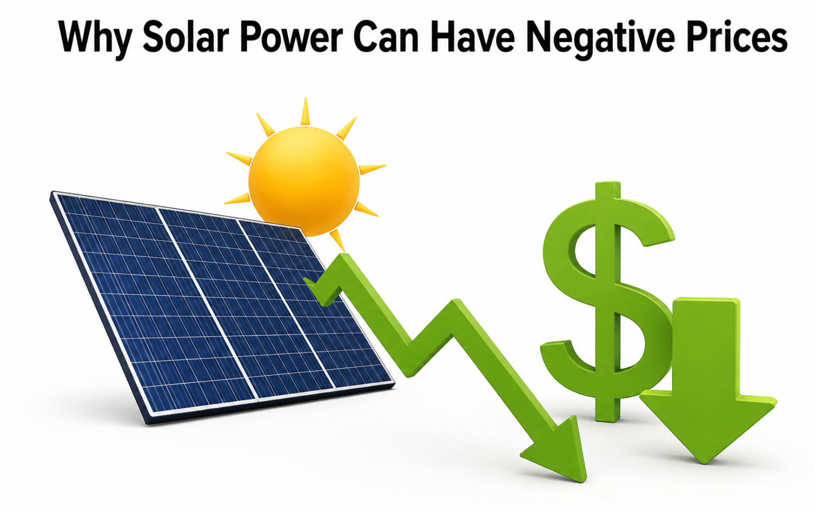 Why Solar Power Can Have Negative Prices